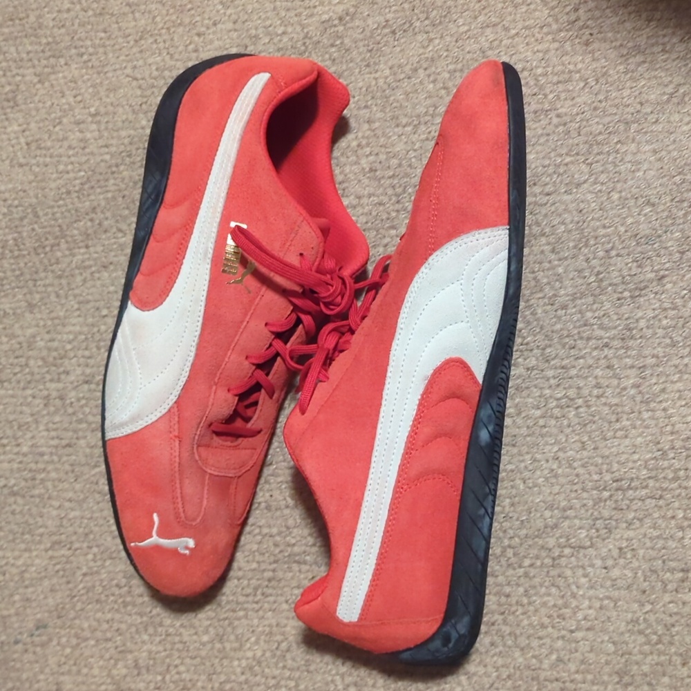 Puma SpeedCat LS Red White Men’s Motorsport Shoes Rare 380173-04 Size 13 - Picture 4 of 8